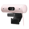 Cámara Web Logitech Brio 500, Video Full HD 1080p, Micrófono integrado, USB-C. Color Rosa