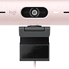 Cámara Web Logitech Brio 500, Video Full HD 1080p, Micrófono integrado, USB-C. Color Rosa