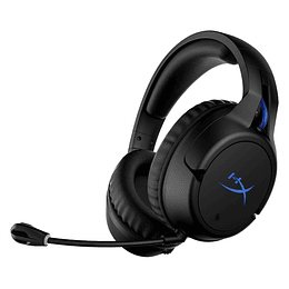 HyperX Cloud Flight Gaming - Auricular - tamaño completo - 2,4 GHz - inalámbrico - conector de 3,5 mm - negro, azul - para Sony PlayStation 4, Sony PlayStation 5