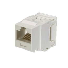 Panduit NetKey Punchdown Jack Module - Modular insert - RJ-45 - white - for P/N: SP688-C