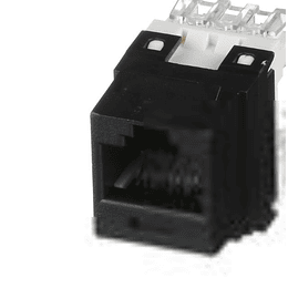 Panduit NetKey Punchdown Jack Module - Modular insert - RJ-45 - black