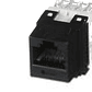 Panduit NetKey Punchdown Jack Module - Modular insert - RJ-45 - black - Miniatura 1
