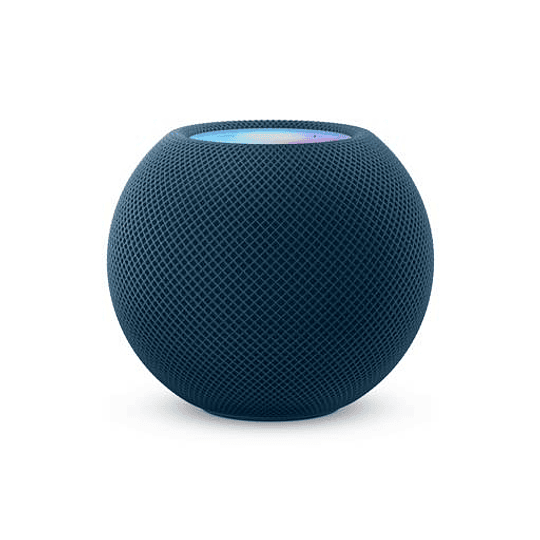 Asistente Virtual Apple Homepod Mini, Audio 360º, Cancelación de Ruido, Azul