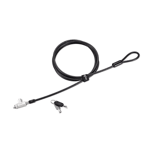 Candado con llave para computadora portátil para ranuras en forma de cuña