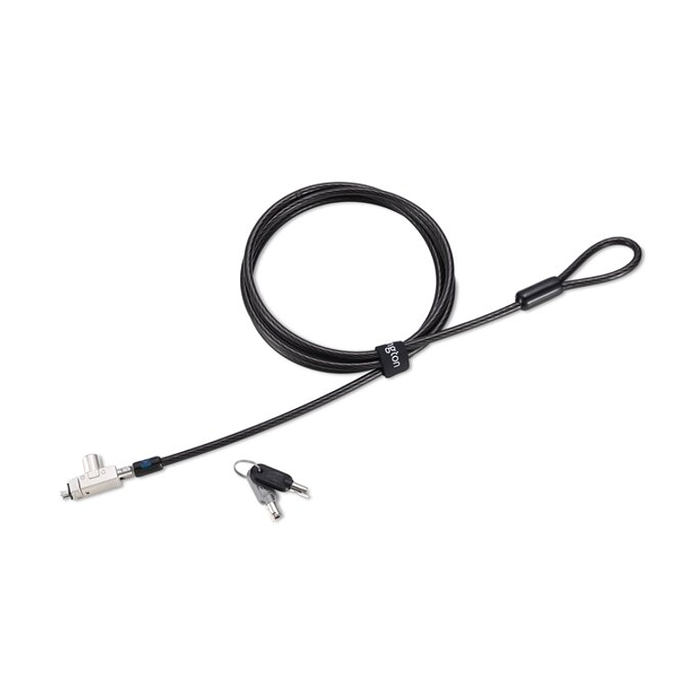 Candado con llave para computadora portátil para ranuras en forma de cuña 1