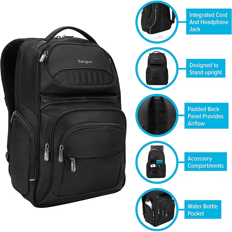 Mochila legend IQ para Macbook hasta 16“ Targus Negra 7