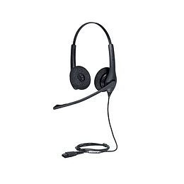 Auriculares Jabra Biz 1500 Duo (Conector de QD, Negro)