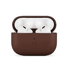 Funda cuero para Airpods Pro 2ª y 1ª gen Decoded Café