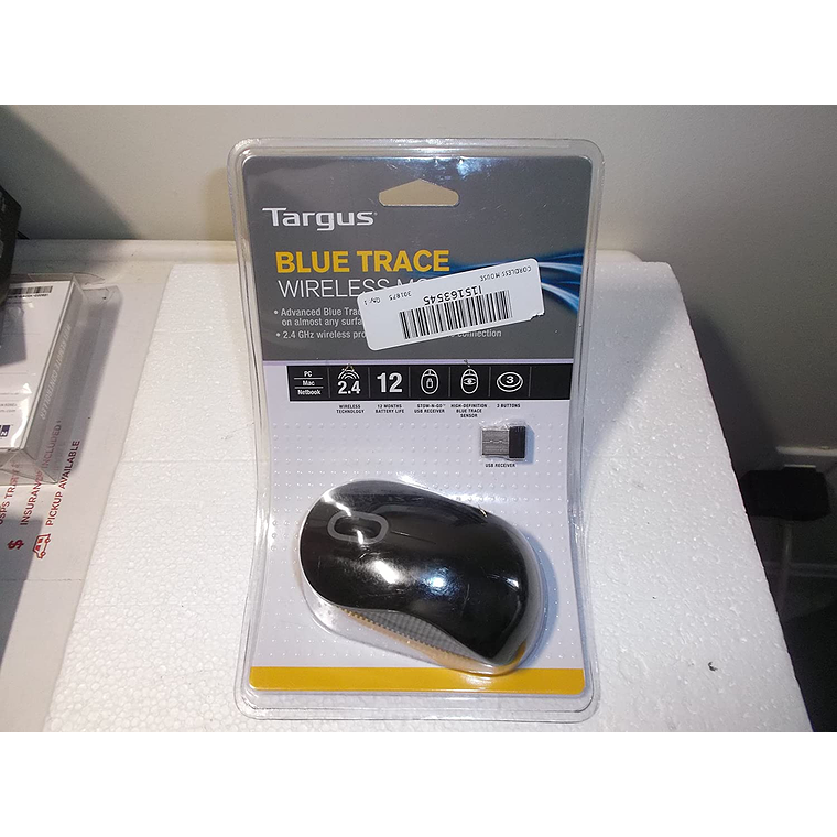 Mouse iantimicrobial blue Trace Targus 3