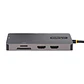 Adaptador Multipuertos USB C 2x HDMI 4K 60Hz, Hub USB-A 3.1 2Pt 5Gbps - Miniatura 2