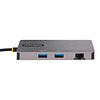 Adaptador Multipuertos USB C 2x HDMI 4K 60Hz, Hub USB-A 3.1 2Pt 5Gbps