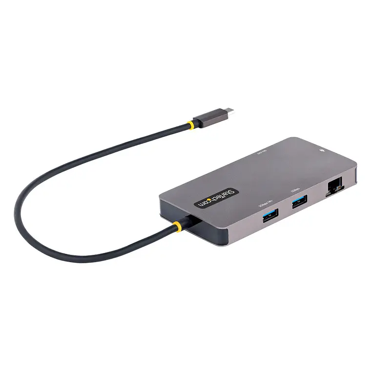 Adaptador Multipuertos USB C 2x HDMI 4K 60Hz, Hub USB-A 3.1 2Pt 5Gbps 4