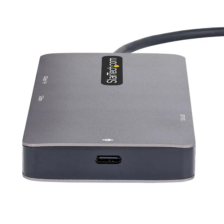 Adaptador Multipuertos USB C 2x HDMI 4K 60Hz, Hub USB-A 3.1 2Pt 5Gbps 5