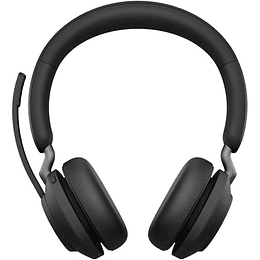 Audífonos Jabra Evolve2 65 (Stereo, Over-Ear, Inalámbrico, Compatible con Teams, USB-C, Negro)