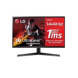 Monitor 27“ Gamer LG UltraGear  (IPS, Full HD, HDR 10, D-Port+HDMI, FreeSync, Vesa)	