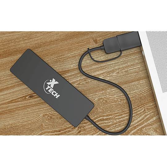Xtech - Hub - 4 puertos - USB 3.0 XTC-390