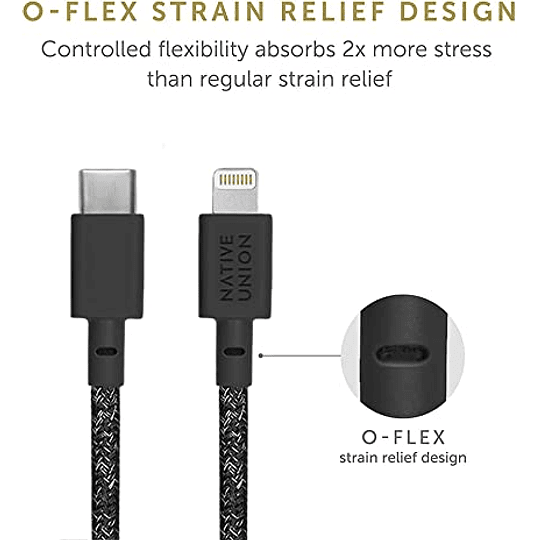 Cable USB-C a Lightning 3.0 Mt Belt Native Union Cosmos