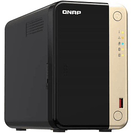 Servidor NAS QNAP, Procesador Intel Celeron N5095 de 4 núcleos (hasta 2.9 GHz), Memoria 8 GB