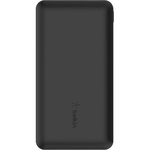 Bateria 10.000 mAh USB-A y USB-C 15W Belkin Negro