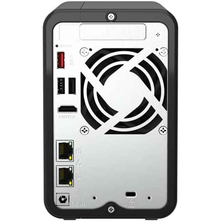 Servidor NAS QNAP, Procesador Intel Celeron N5095 de 4 núcleos (hasta 2.9 GHz), Memoria 8 GB 4