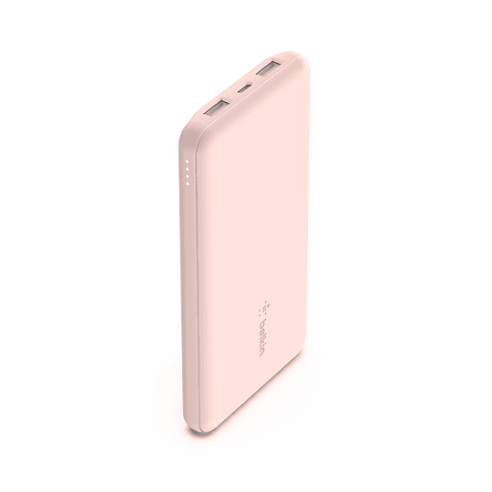 Bateria 10.000 mAh USB-A y USB-C 15W Belkin Oro Rosa