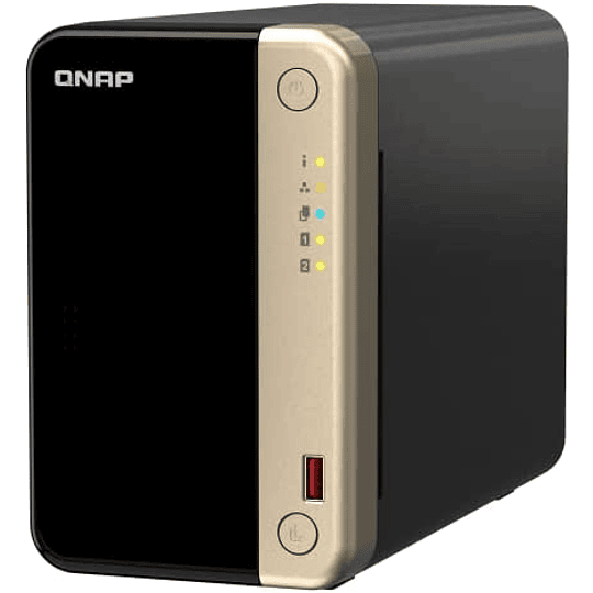 Servidor NAS QNAP, Procesador Intel Celeron N5095 de 4 núcleos (hasta 2.9 GHz), Memoria 8 GB