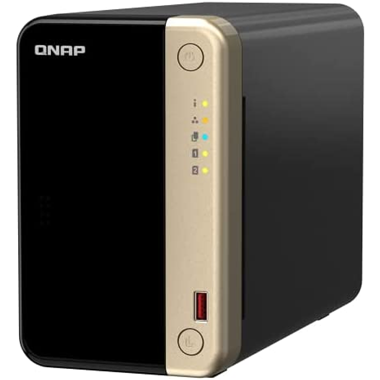 Servidor NAS QNAP, Procesador Intel Celeron N5095 de 4 núcleos (hasta 2.9 GHz), Memoria 8 GB 5