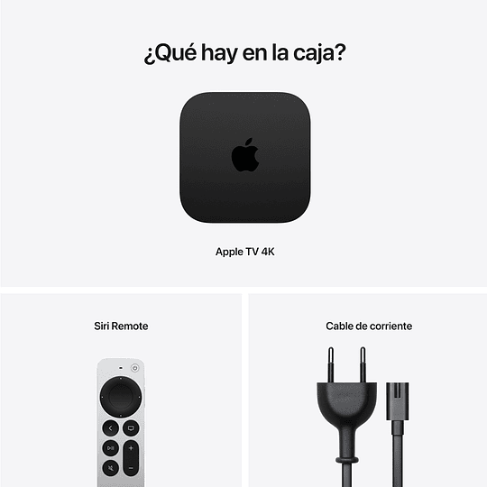 Apple TV 4K 128GB Wi‑Fi + Ethernet (3ª Gen)