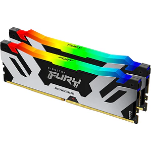 Memoria Ram 32GB (2x16GB) DDR5 6400Mhz CL32 Kingston Fury Renegade Black RGB XMP 3.0