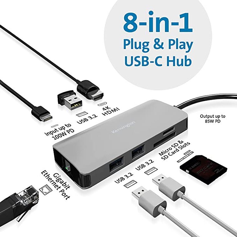 Kensington - Docking station - Port replicator adapter - K33820WW 2