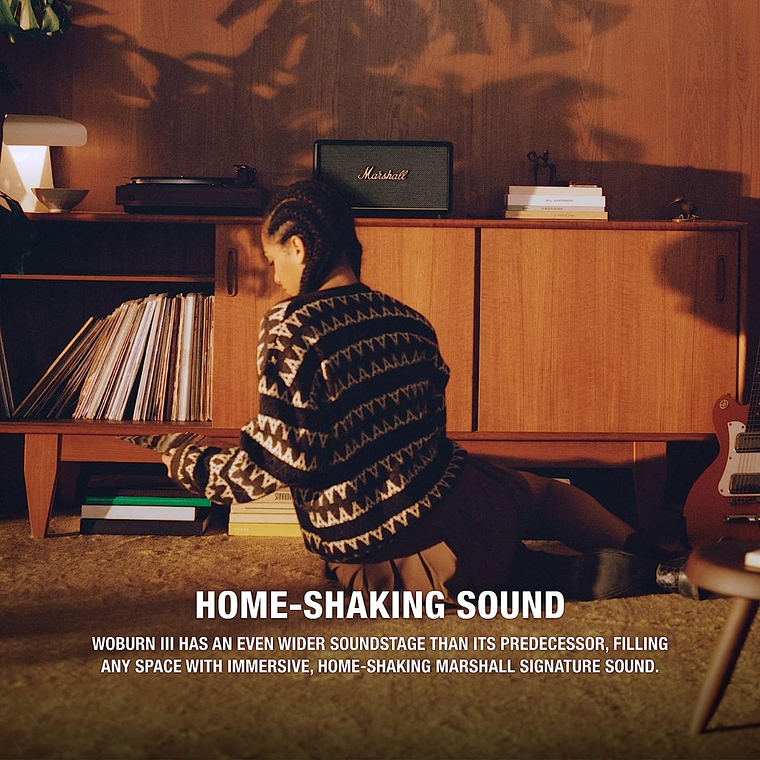 Parlante bluetooth Woburn III Marshall Negro 6