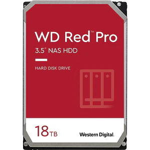 Disco duro 18TB interno | WD Red Pro NAS Hard Drive WD181KFGX  3.5“ SATA 6Gb/s - 7200rpm 