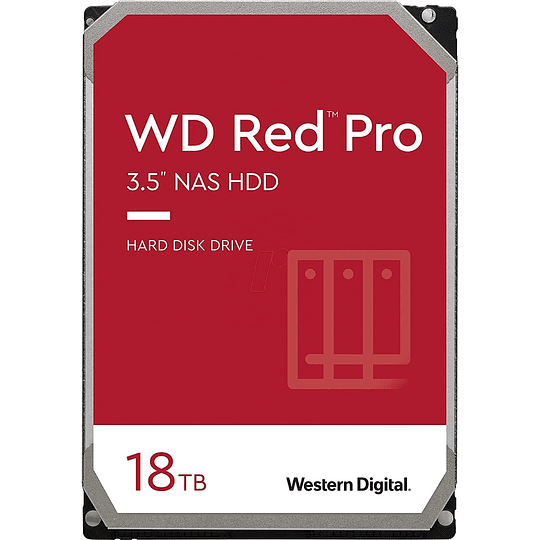 WD Red Pro NAS Hard Drive WD181KFGX - Disco duro - 18 TB - interno - 3.5