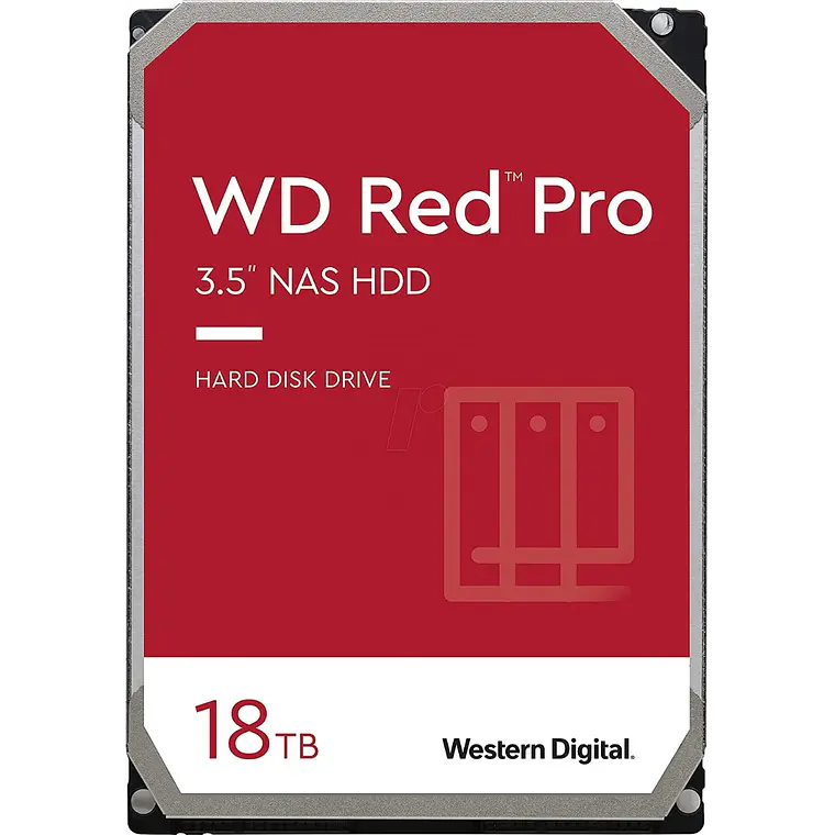 Disco duro 18TB interno | WD Red Pro NAS Hard Drive WD181KFGX  3.5“ SATA 6Gb/s - 7200rpm  1