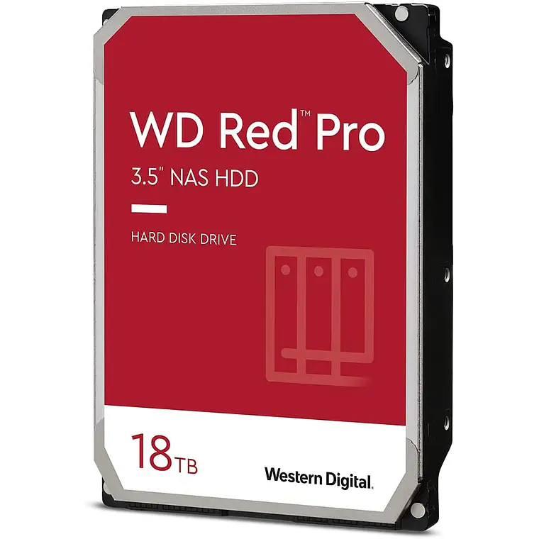 Disco duro 18TB interno | WD Red Pro NAS Hard Drive WD181KFGX  3.5“ SATA 6Gb/s - 7200rpm  2