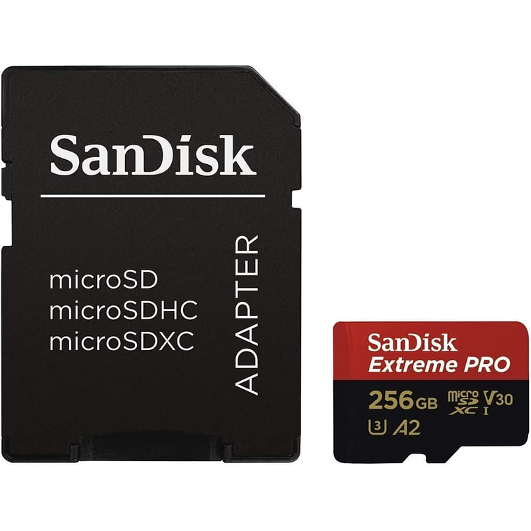Memoria flash 512GB - A2 V30 / UHS-I U3 / Class10 - microSDXC UHS-I 2