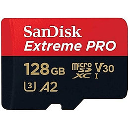 Tarjeta de memoria 128GB - A2 / Video Class V30 / UHS-I U3 / Class10 