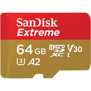 Tarjeta de memoria 64GB Extreme microSDXC UHS-I con adaptador