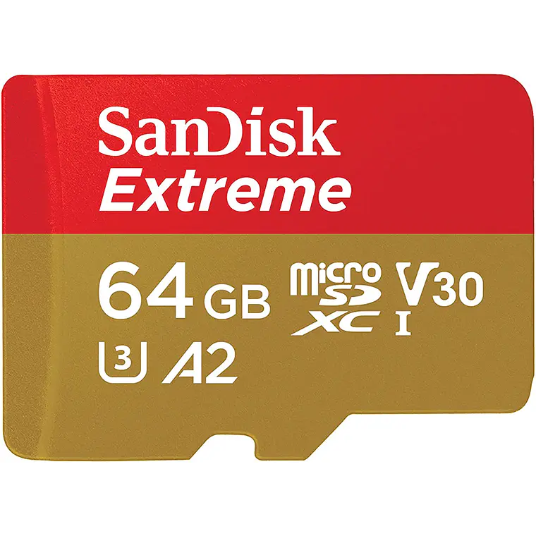 Tarjeta de memoria 64GB Extreme microSDXC UHS-I con adaptador 1