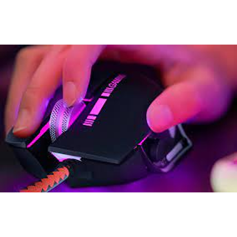 Mouse óptico 3D de 8 botones para videojuegos con resoluciones seleccionables de hasta 7200dpi 2