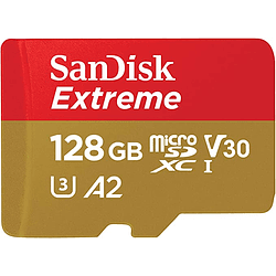 Tarjeta de memoria 128GB microSDXC UHS-I con adaptador 