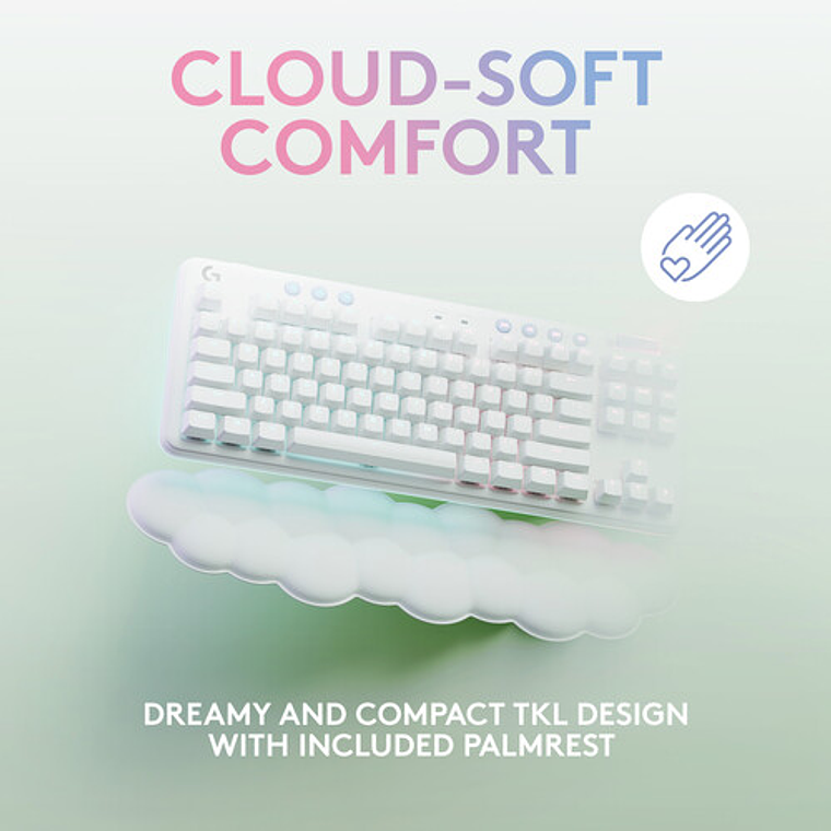 Logitech - Keyboard and Wrist pad - Wireless - Bluetooth - Logitech G715 Wirele 2