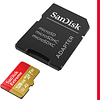Tarjeta de memoria microSDXC UHS-I de 128 GB con adaptador 