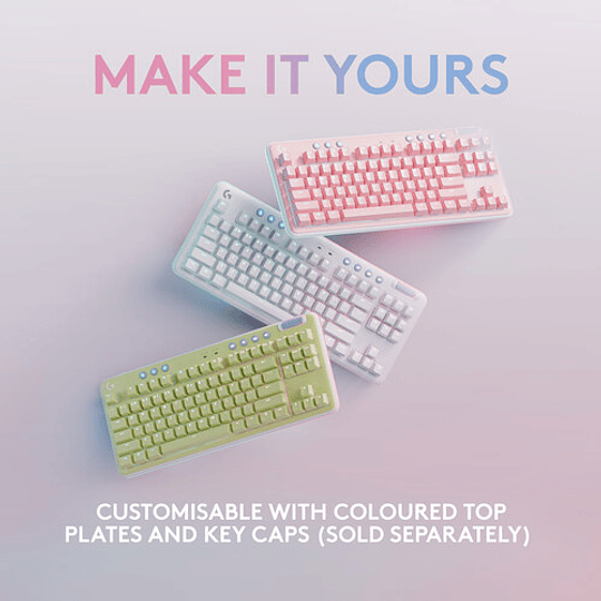 Logitech - Keyboard and Wrist pad - Wireless - Bluetooth - Logitech G715 Wirele