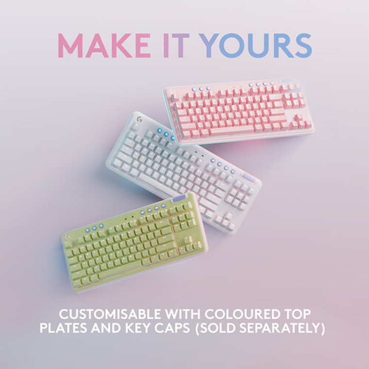 Logitech - Keyboard and Wrist pad - Wireless - Bluetooth - Logitech G715 Wirele 6