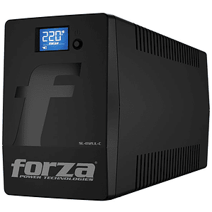 UPS 800VA Forza inteligente 480W, 4 CEI-23-50, LCD táctil, Torre 220V