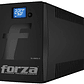 UPS 800VA Forza inteligente 480W, 4 CEI-23-50, LCD táctil, Torre 220V - Miniatura 1