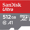 Tarjeta de Memoria UltramicroSDXC UHS-I de 512GB con adaptador