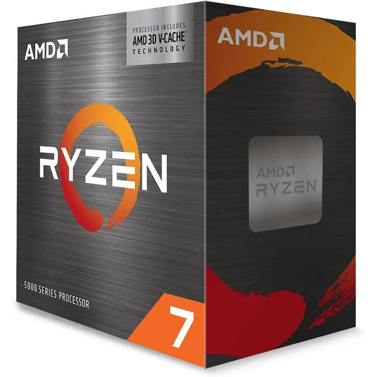 Procesador AMD Ryzen 7 5800X3D | 3.4 GHz (hasta 4.5 GHz), Socket AM4, Caché 96MB, Octa-Core, 105W 1