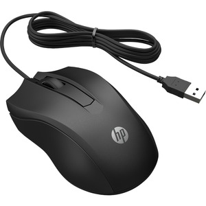 HP Mouse Cableado 100 Negro